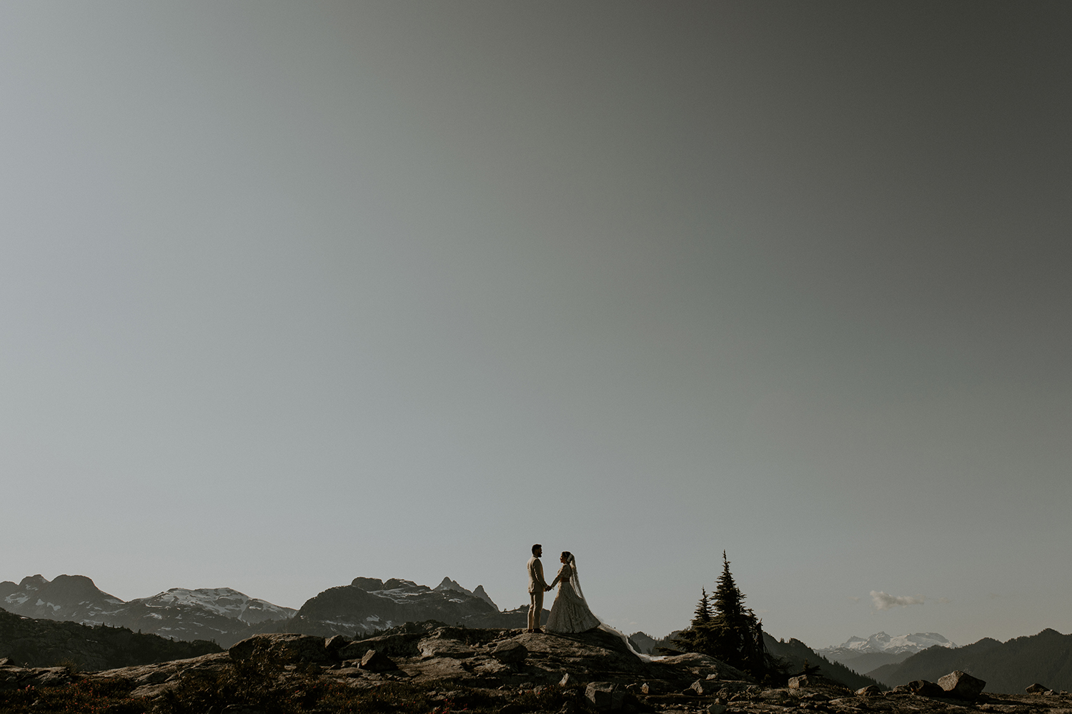 Vancouver Helicopter Elopement Photographer